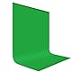 UTEBIT Fotohintergrund Grün, 1.5mx2m Faltbare Greenscreen Stoff Stoff Polyester Grün Tuch Hintergrundstoff für Fotostudio, Modefotografie, Videoaufnahme (Kühl Bügeln)