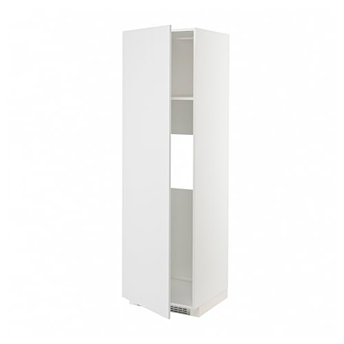 ProTuning METOD - Frigorífico o congelador de cabina alta con puerta, blanco/blanco Stensund, 60 x 60 x 200 cm