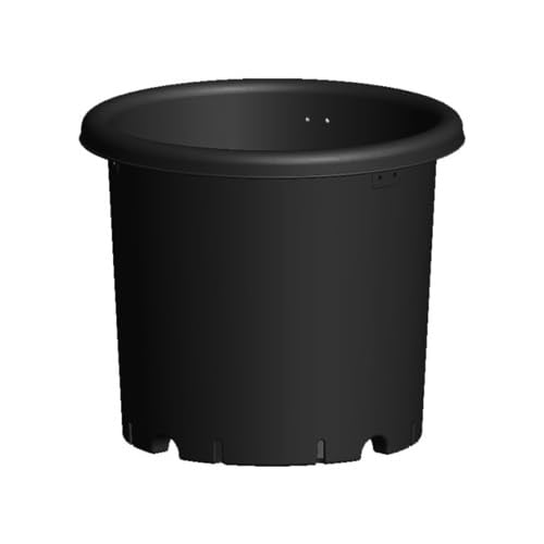 安全興業 菊鉢8号 ブラック 8号