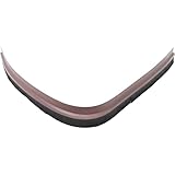 CONGARTENO Paraspifferi Spazzola per Porta, Guarnizione Inferiore Regolabile 99 Cm in Gomma Trasparente e Marrone, Striscia Anti-rumore e Anti-spiffero per Porte Interne ed Esterne