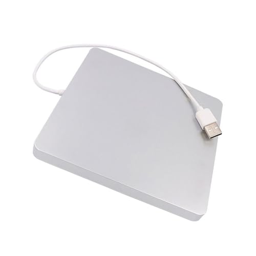Lecteur optique externe CD DVD RW avec bouton pop-up et plateau de disque universel pour PC
