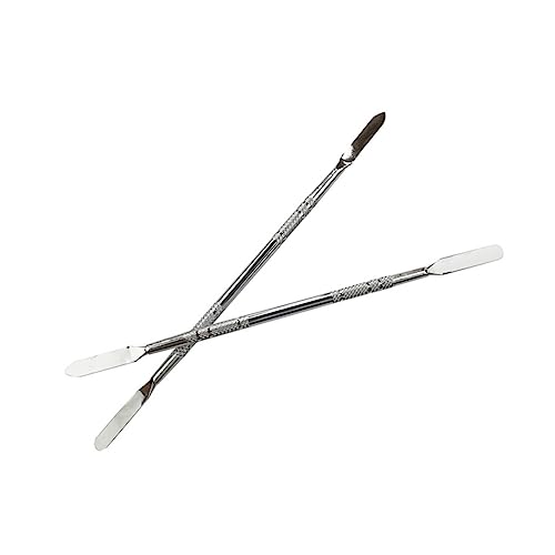 VILLCASE 5pcs Stainless Steel Spudger Durable Opening Pry Tools for Laptop Tablet Mobile Lightweight Portable Design for Electronics Disassembly