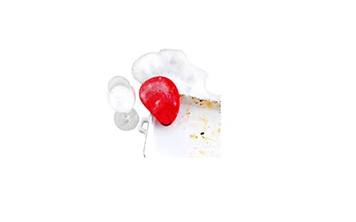 Image of Kuhn Rikon 21116 Red Scrubber Fin Multi Use Silicone Sponge, One Size, Yellow
