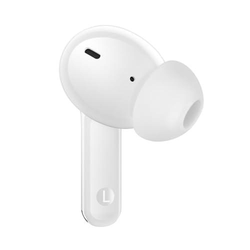 Image of Compatible for realme Buds T310 Bluetooth Earbuds with Hybrid ANC, 40H Battery Life, 12.4mm Driver, Spatial Audio (White)