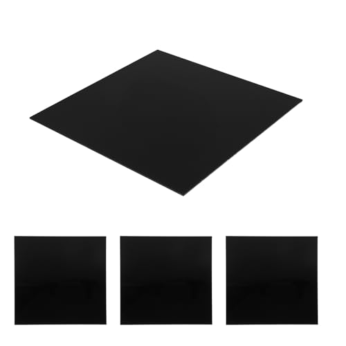 Plaque acrylique noire rigide 2mm pour réparer vos objets cassés et créer des supports DIY