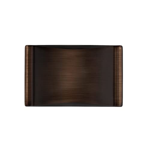 Image of Richelieu Hardware BP260637BORB Teramo Collection 1 3 /8-inch (35 mm) x 13 /16-inch (20 mm) Brushed Oil-Rubbed Bronze Traditional Rectangular Cabinet and Drawer Knob for Kitchen, Bathroom, and Furniture