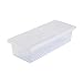 Contenitore per alimenti,30 x 11,7 x 9 cm,congelatore, contenitori per alimenti con griglia di drenaggio, contenitori impilabili per congelatore per mantenere freschi (30 x 11,7 x 9 cm)