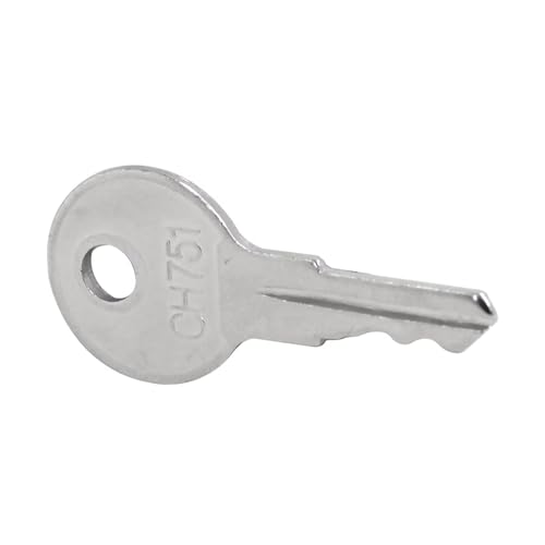 Zafina-UP Universal Keys CH751 Replacement for RV Compartments Campers Storage Cabinets Door Lock T-Handles Tool Boxes Pickup Shells (Pack of 10) - Thumbnail 3