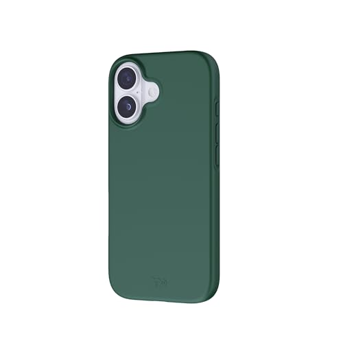 Image of Tech21 EvoLite Case for iPhone 17 - Quantum Green | Slim Protective Case | Impact Protection | Wireless Charging Compatible