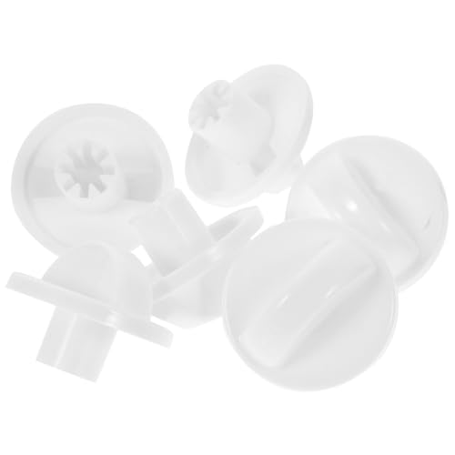 Ipetboom 6 Piezas Perillas Control Ventilador Ajustables Interruptor Temporizador Repuesto Duradero Abs para Hogar y Oficina