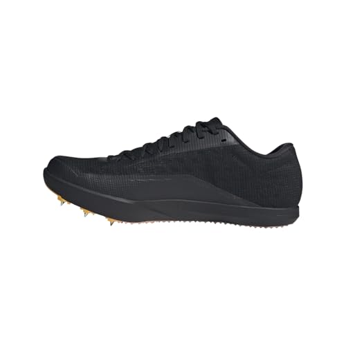 adidas Mens Adizero Lj Running Sneakers Shoes - Black - Size 4 M3