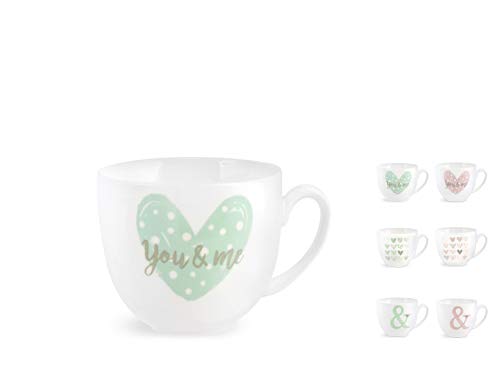 You&Me Set 6 Tazze caffe New Bone China cc80
