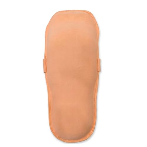 Image of 2-in-1 Infant Carrier and Baby Feeding Support Pillow, Cotton Blend, Ergonomic Design, 0-10 Months, Soft Cushioned Hard Support (Orange)
