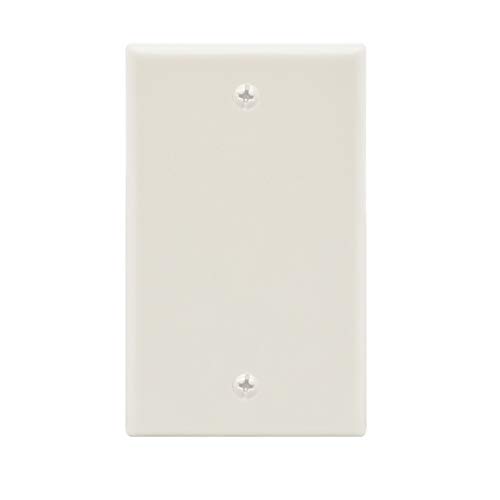 Beszin Blank Wall Plate with Smooth Face (5-Pack, White)