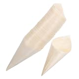 LIFKOME 50 Conos De Helado Conos Pequeños para Degustación De Maíz para Servir Comida para Aperitivos para Helado