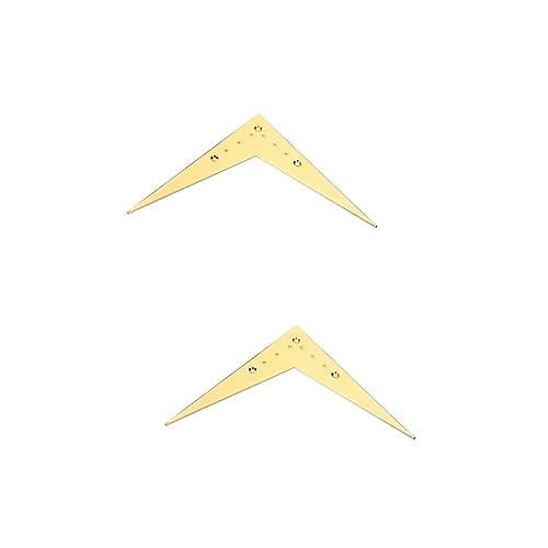 TOGEVAL 2pcs Ce403 6-string Vee-style Guitar Bridge Tailpiece Vibrato Compatible for Electric Guitars