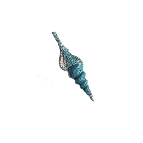 Broche femme en strass motif conque, le cadeau idéal