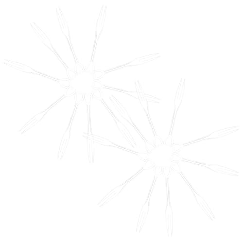 Alipis 500pcs Heart-shaped Fruit Fork Picks 9cm Long Handle Disposable Food Fruit Sticks for Desserts Snacks Pastries Easy to Use and Clean