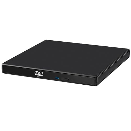Lecteur DVD externe USB 2.0 portable compatible CD graveur universel pour PC Windows Mac