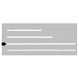 【5本】ポスターハンガー 幅90cm 白【 ポスター 吊り下げ 掲示 ストア・エキスプレス 】 61-233-2-3_6315-124