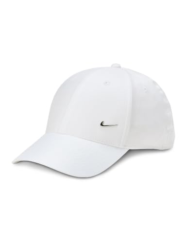 Image of Nike Unisex Adult Club Structured Metal Swoosh Cap Hat | Mens and Womens