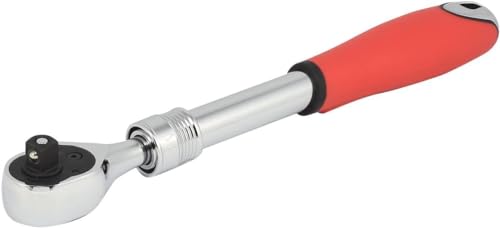 Image of NEIKO 03067A 3 /8-Inch-Drive Extendable Ratchet Handle, 72-Tooth Reversible Ratcheting Feature, Extends 8 1 /2 to 12 3 /8 Inches