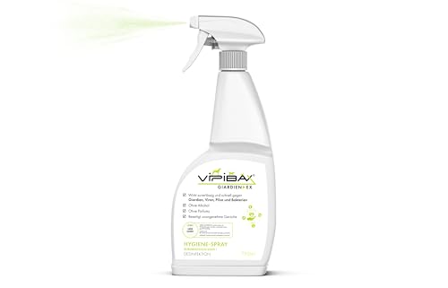 ViPiBaX Giardien-Spray 750ml für Hund, Katze & Co - Geruchsentferner - Hygiene-Spray - Effektive Desinfektion gegen Giardien, Viren, Pilze & Bakterien