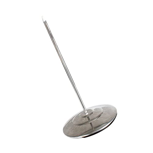 OSOLADY Practical Stainless Steel Menu Summons Fork Invoice Holder with Stable Base for Bills Receipts and Notes for Restaurants Cafes Offices and Kitchens