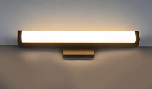 Image of Maxim Lighting Spec Bath Vanity Light | Bronze Aluminum Finish | Contemporary Indoor Light Fixture | Ideal for Bathrooms & Powder Rooms | Dimmable | Home Decor Light Fixture | 52000BZ