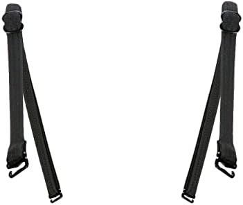 W&F APPAREL 2 Adjustable Spare Swimsuit Straps Replacement/Bathing Suit Strap Black