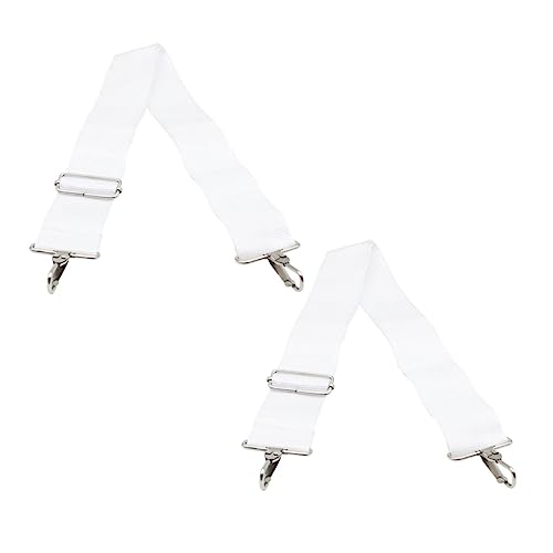 Yardwe 2pcs Marching Snare Drum Strap Adjustable Belt Buckle Straps for Instruments