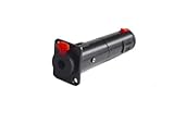 Black Solderless 1/4 inch Locking Jack TS and TRS for Pedalboards - Single Jack