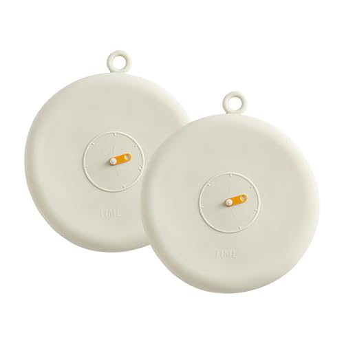 Tapa de silicona para cuenco, tapa de silicona, funda de silicona resistente al polvo y fresca, 2 piezas de tapa de silicona cubre la cubierta de microondas a prueba de polvo, apta para tazas, cuencos