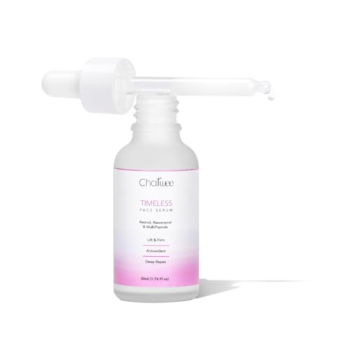Charwee Retinol Serum for Face I Timeless Face Serum | With Retinol, Resveratrol & Multi-Peptide | Helps in Younger Looking & Spotless Skin I Minimizing Fine Lines and Reducing Acne | For Clear, Glowing and Hydrated Skin - 30ML