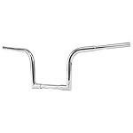 Fat-1-14-Ape-Hanger-Bars-10-Rise-Handlebars-Fits-FLST-XL-Black