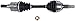 Detroit Axle - Front CV Axle for 06-10 Hummer H3, 09-10 H3T, CV Axle Shaft Assembly 2006 2007 2008 2009 2010 Replacement