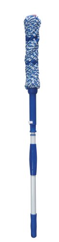 Zwipes 763 Microfiber Self-Wringing Mop with Pole and Scrub Top