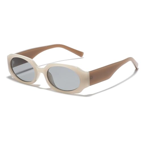 Lunettes de soleil rectangle femmes LVTFCO en acrylique transparent style rétro chic Y2K
