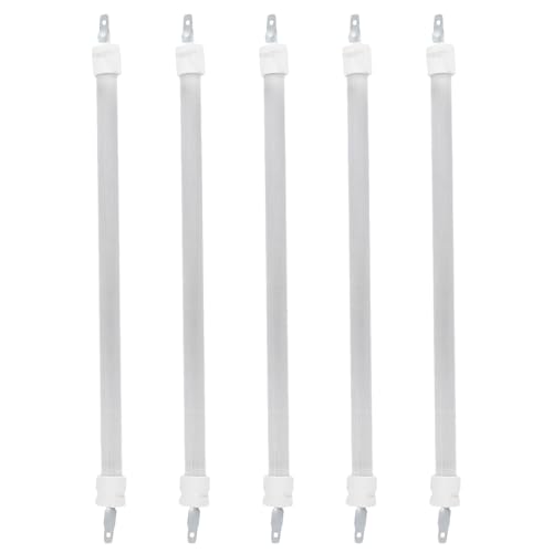 Gatuida 5 Pezzi di Ricambio per Tubo di Riscaldamento Elettrico: Asta di Riscaldamento in Tubo di Quarzo - Elemento per Forno Elettrico per la Riparazione del riscaldatore, griglia per arrosti, Stufa