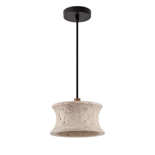 Luz de travertino amarillo natural para crear ambientes cálidos en el salón