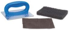 Kit de soporte de almohadilla para plancha, 4" X 5 14", azul, 10cartón