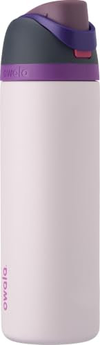 Owala FreeSip - Stainless Steel - 24-oz. - Black/Purple (Dreamy Field) (Amazon)