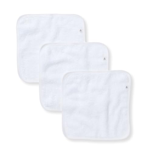 Burt's Bees Baby Infant Washcloths, 100% Organic Cotton 9x9 in, 3-Pack
