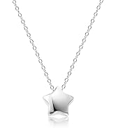 Collana Con Pendenti Stella E Punto Luce In Oro Bianco 18k Con Diamanti E Rubini Ref Cin1470bbr