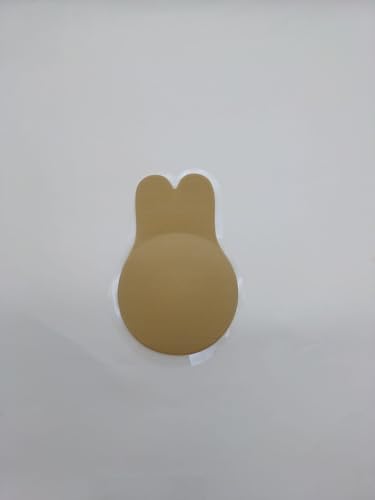 Sutiã Adesivo Invisível em Formato de Coelho Levanta Seios Reutilizável Nude Tamanho ùnico Lavavel e