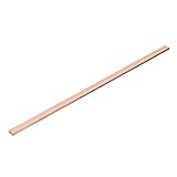 QUARKZMAN Kupfer Flachstange 0.04 Zoll x 3/16 Zoll x 9 Zoll C110 Massivkupfer Stromschiene Platte Massivmetallbleche Für DIY Basteln Reparaturen Elektrik (1mm x 5mm x 230mm)