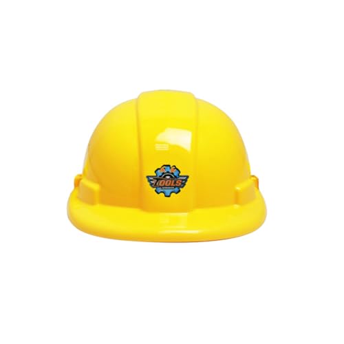 Hbbgdiy Casco di Sicurezza della Simulazione con Cappello Duro per Bambini Finta Giocattolo Giocattolo da Gioco Giallo, in ingegneria, da Costruzione, Cappello di