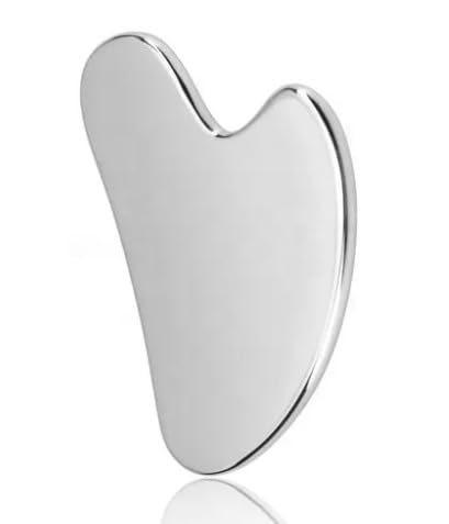Livronic® Stainless Steel Gua Sha Facial Massage Tool to Reduce Puffiness Lymphatic Drainage Facial Tension, Helps Tighten Firm and Lift Skin Cooling Durable Skin Care Face Massager (B0B8T3GL12) Amazon Price History, Amazon Price Tracker