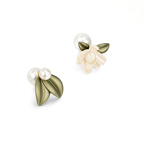 Pendientes elegantes de moda para mujer asimétricos que no dan alergia 3