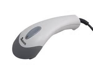 Argox AS-8000URG Barcode Scanner, top view with Argox logo